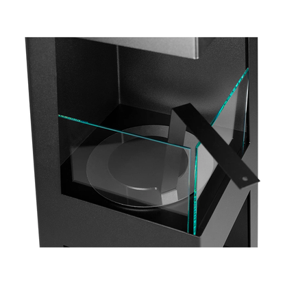 NOVAFLAME - FREESTANDING BIO-FIREPLACE PYRAMID - MATTE BLACK