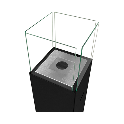 NOVAFLAME - FREESTANDING BIO-FIREPLACE PATIO - MATTE BLACK