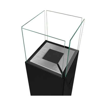 NOVAFLAME - FREESTANDING BIO-FIREPLACE PATIO - MATTE BLACK