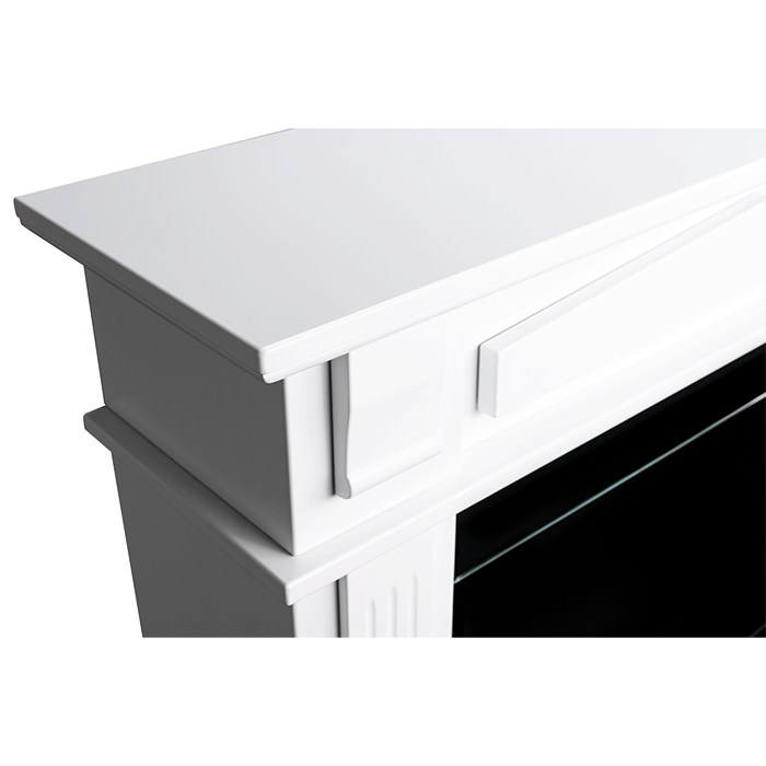 NOVAFLAME - FREESTANDING COLOSSEUM VERONA BIO-FIREPLACE - WHITE