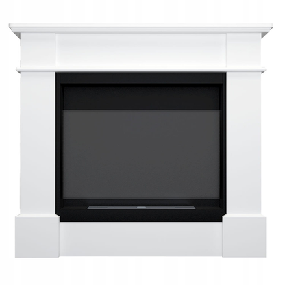 NOVAFLAME - FREESTANDING COLOSSEUM PULA BIO-FIREPLACE - WHITE