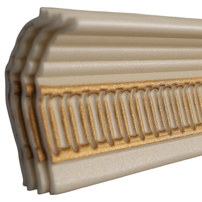 T08 Beige & Gold 2m - Pack of 4 pieces