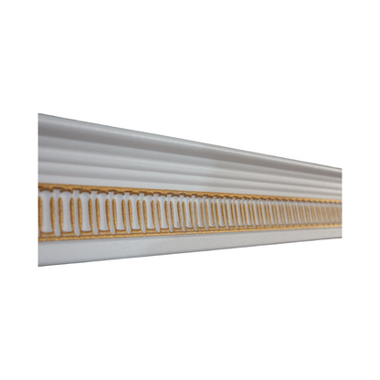 T08 White & Gold 2m - Pack of 4 pieces