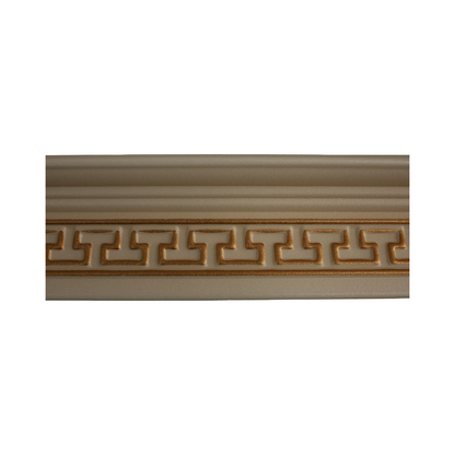 T17 Beige & Gold 2m Cornice - Pack of 4 pieces