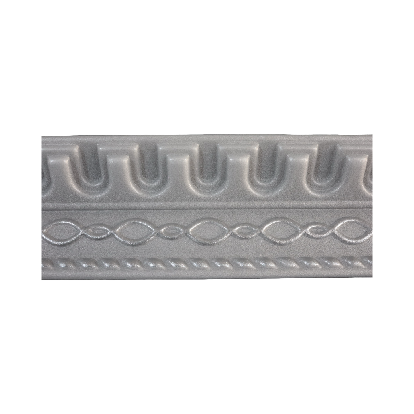 T19 Grey & Silver 2m Cornice - Pack of 4 pieces