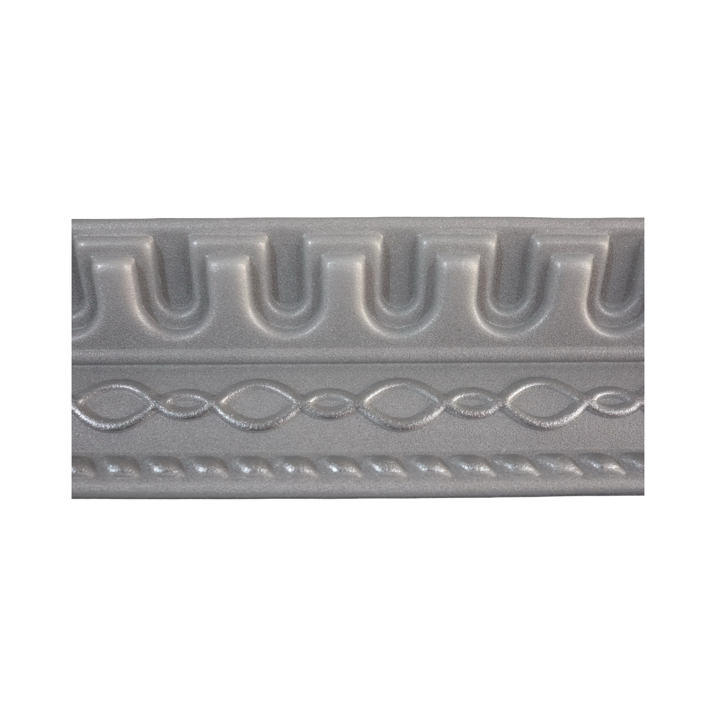 T19 Grey & Silver 2m Cornice - Pack of 4 pieces