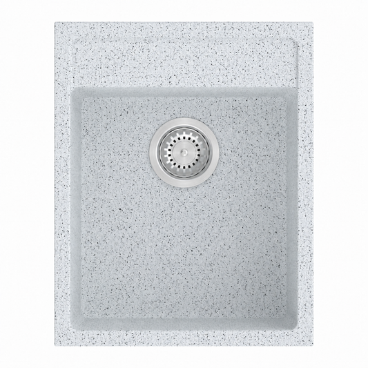 STERNHAGEN Waltz 400 Granite Composite Kitchen Sink Single Bowl 500mm - Bianca