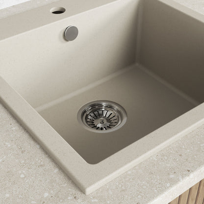 Laveo Alena Granite Sink 1 Bowl - Beach Sand – product view 3