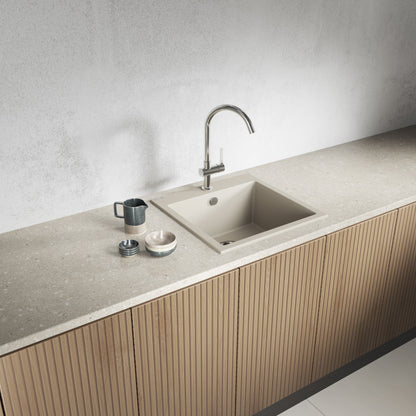 Laveo Alena Granite Sink 1 Bowl - Beach Sand – product view 1