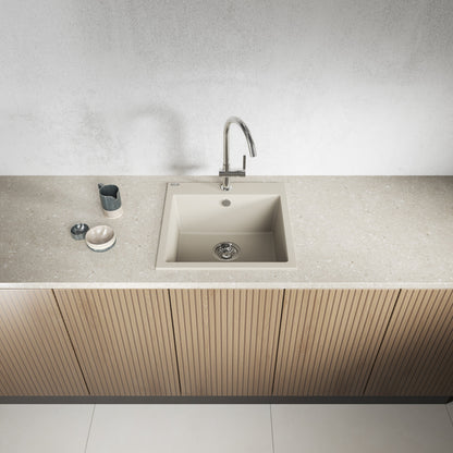 Laveo Alena Granite Sink 1 Bowl - Beach Sand – product view 2