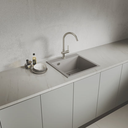 Laveo Alena Granite Sink 1 Bowl - Grey