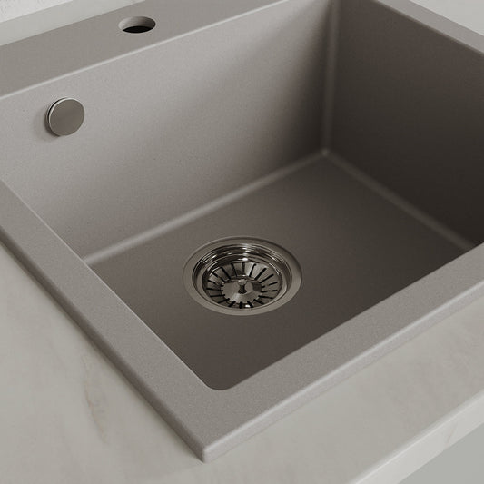 Laveo Alena Granite Sink 1 Bowl - Grey – product view 3