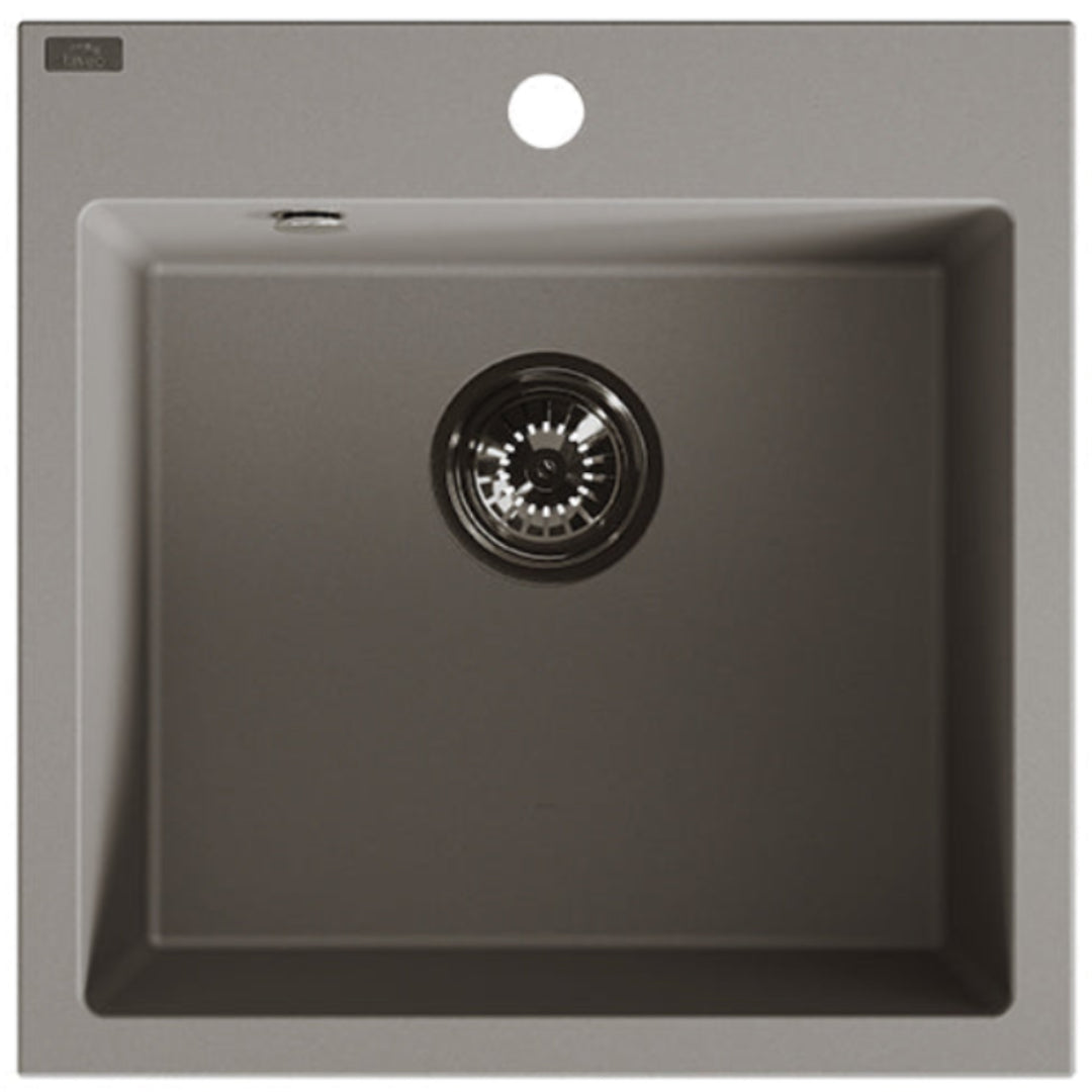 Laveo Alena Granite Sink 1 Bowl - Grey – product view 5