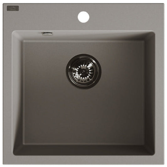 Laveo Alena Granite Sink 1 Bowl - Grey – product view 5