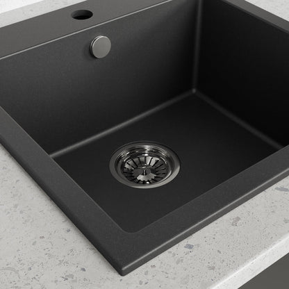 Laveo Alena Granite Sink 1 Bowl - Black – product view 3
