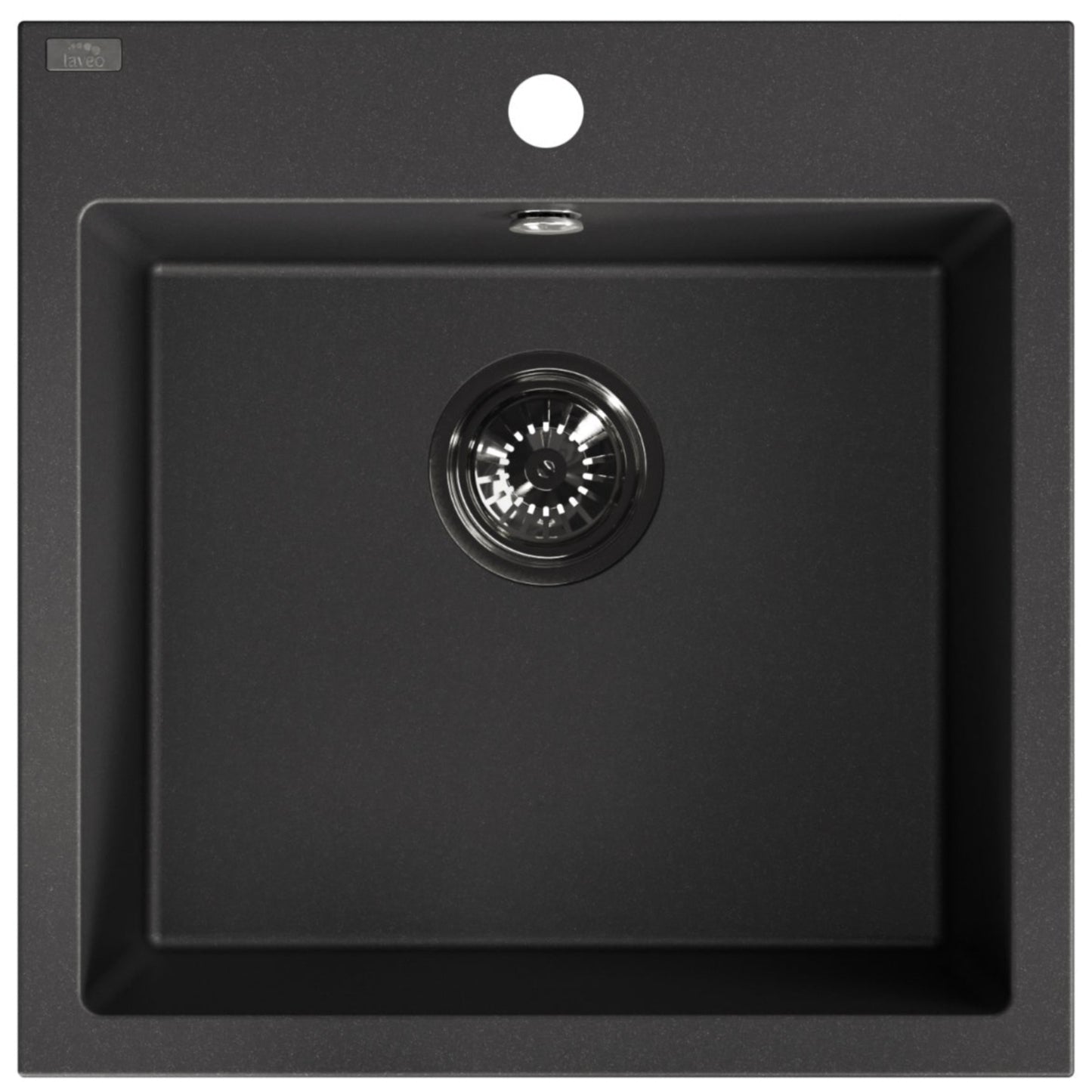 Laveo Alena Granite Sink 1 Bowl - Black – product view 5