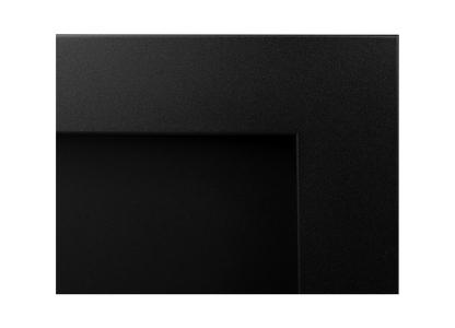 NOVAFLAME - WALL-MOUNTED BIO-FIREPLACE  1200X400 WITH GLASS - MATTE BLACK