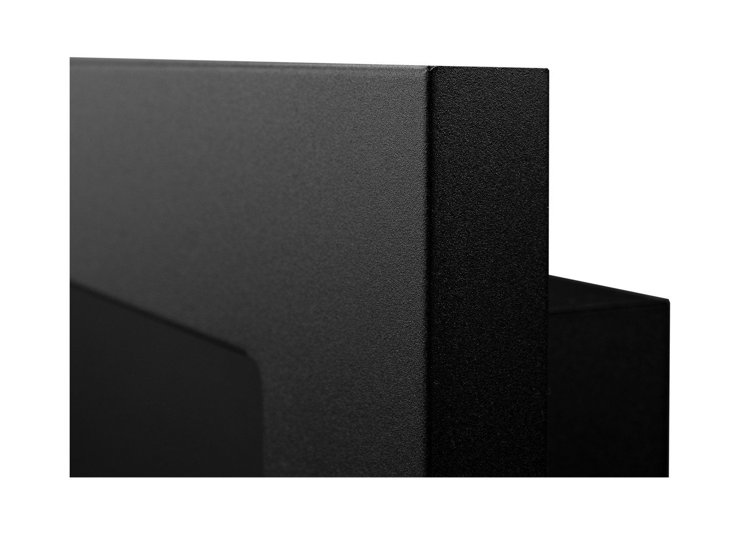 NOVAFLAME - WALL-MOUNTED BIO-FIREPLACE  1200X400 WITH GLASS - MATTE BLACK