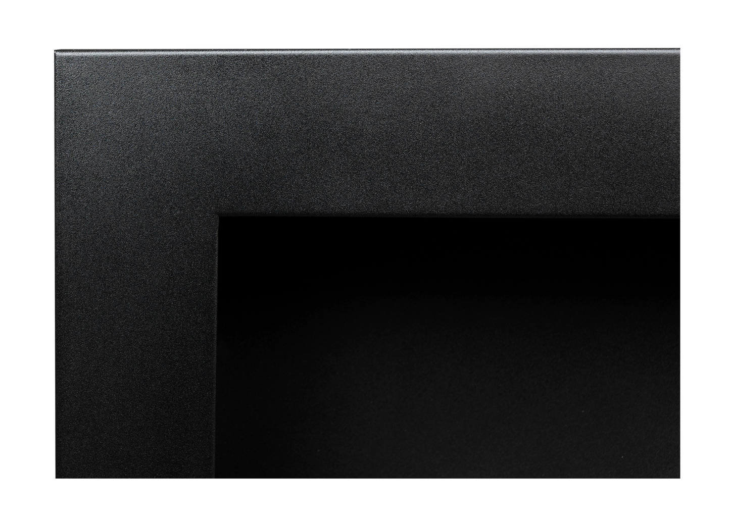 NOVAFLAME - SLIM WALL-MOUNTED BIO-FIREPLACE  900X400 WITH GLASS - BOX MATTE BLACK