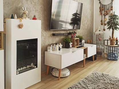 NOVAFLAME PORTAL MODERN WHITE BIO-FIREPLACE