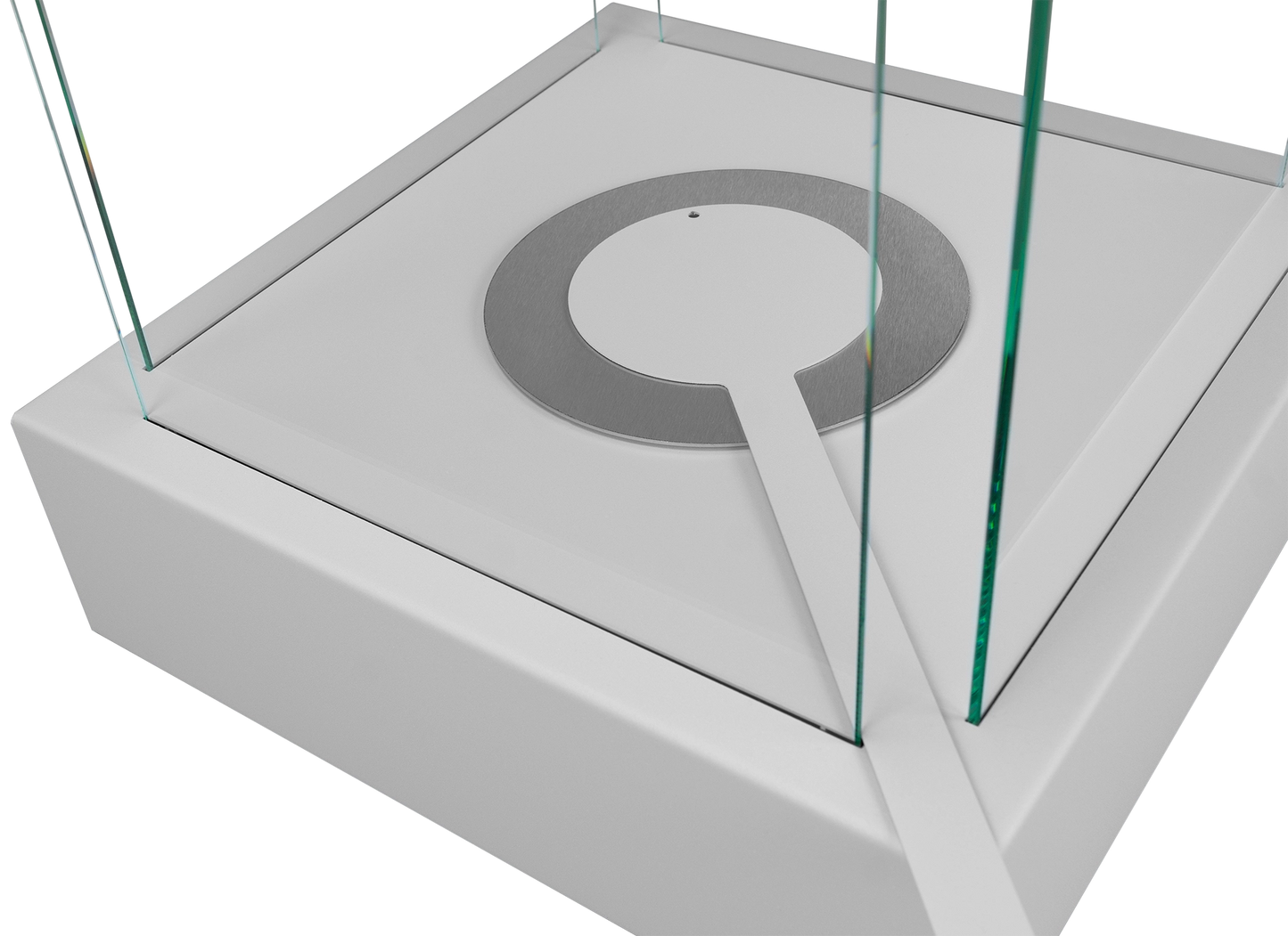 NOVAFLAME FREESTANDING SUNSET GARDEN BIO-FIREPLACE GREY