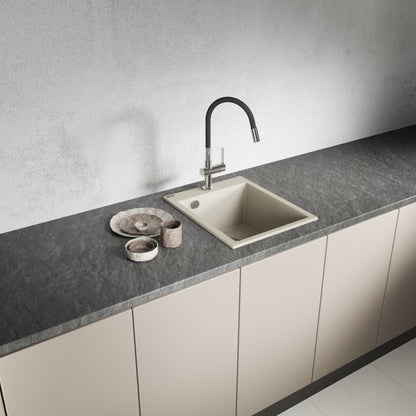 Laveo Chichi Granite Sink 1 Bowl - Beach Sand