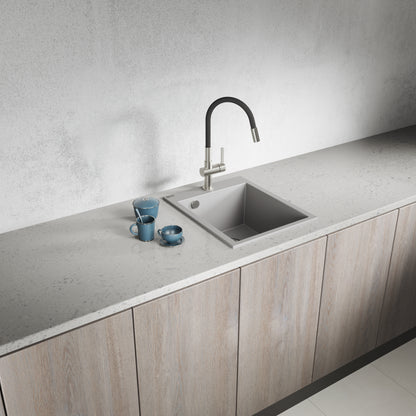Laveo Chichi Granite Sink 1 Bowl - Grey