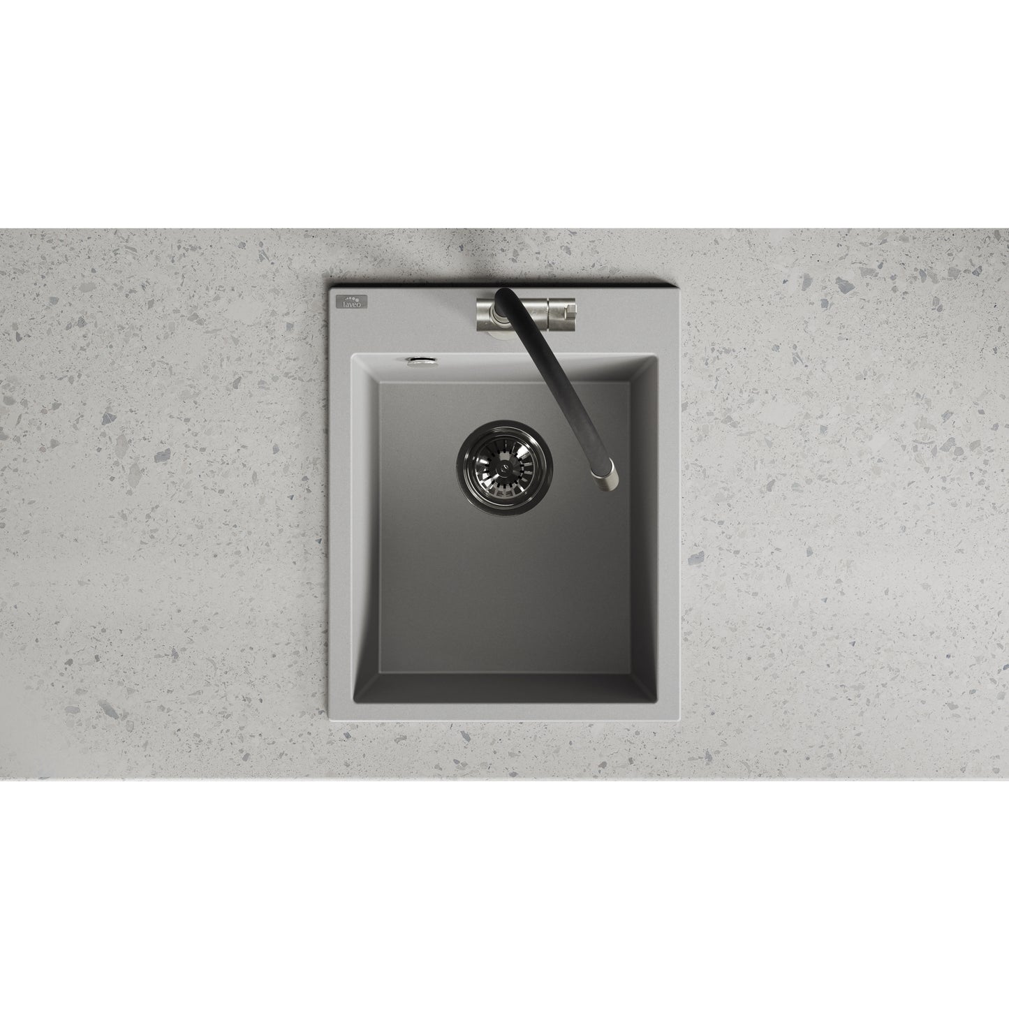 Laveo Chichi Granite Sink 1 Bowl - Grey