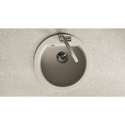 Laveo Dafne Granite Sink 1 Bowl - Beach Sand – product view 4