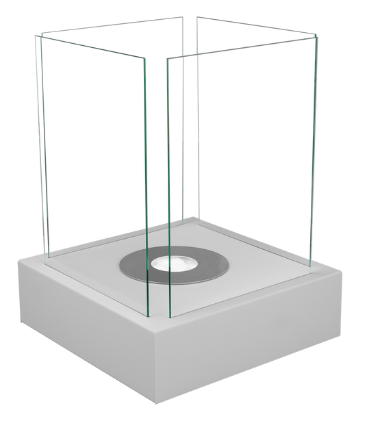 NOVAFLAME FREESTANDING SUNSET GARDEN BIO-FIREPLACE GREY