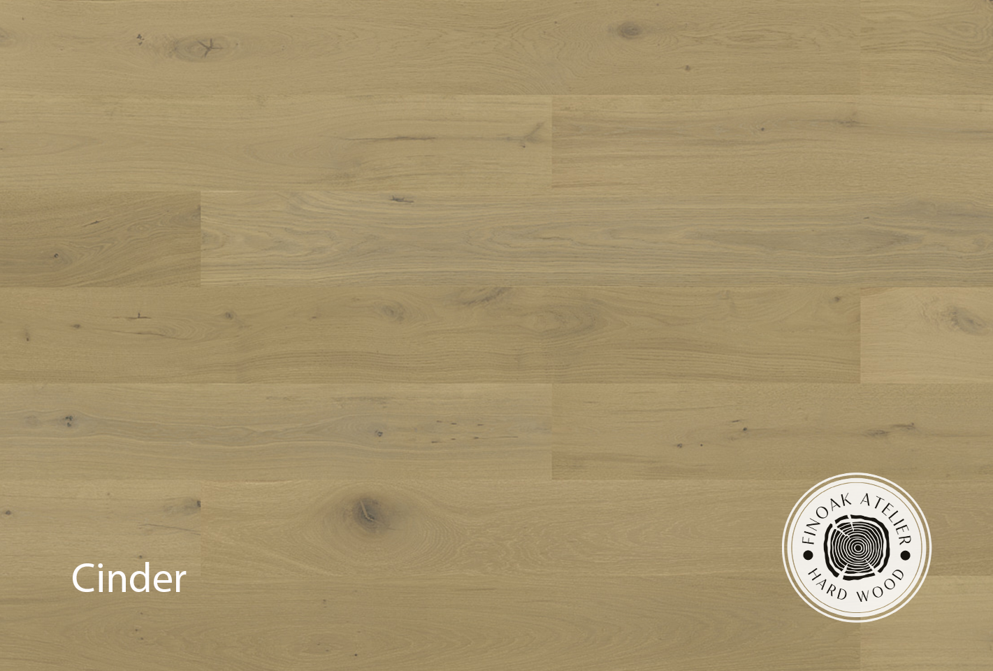 FINOak Atelier Cinder engineered hardwood flooring room setting