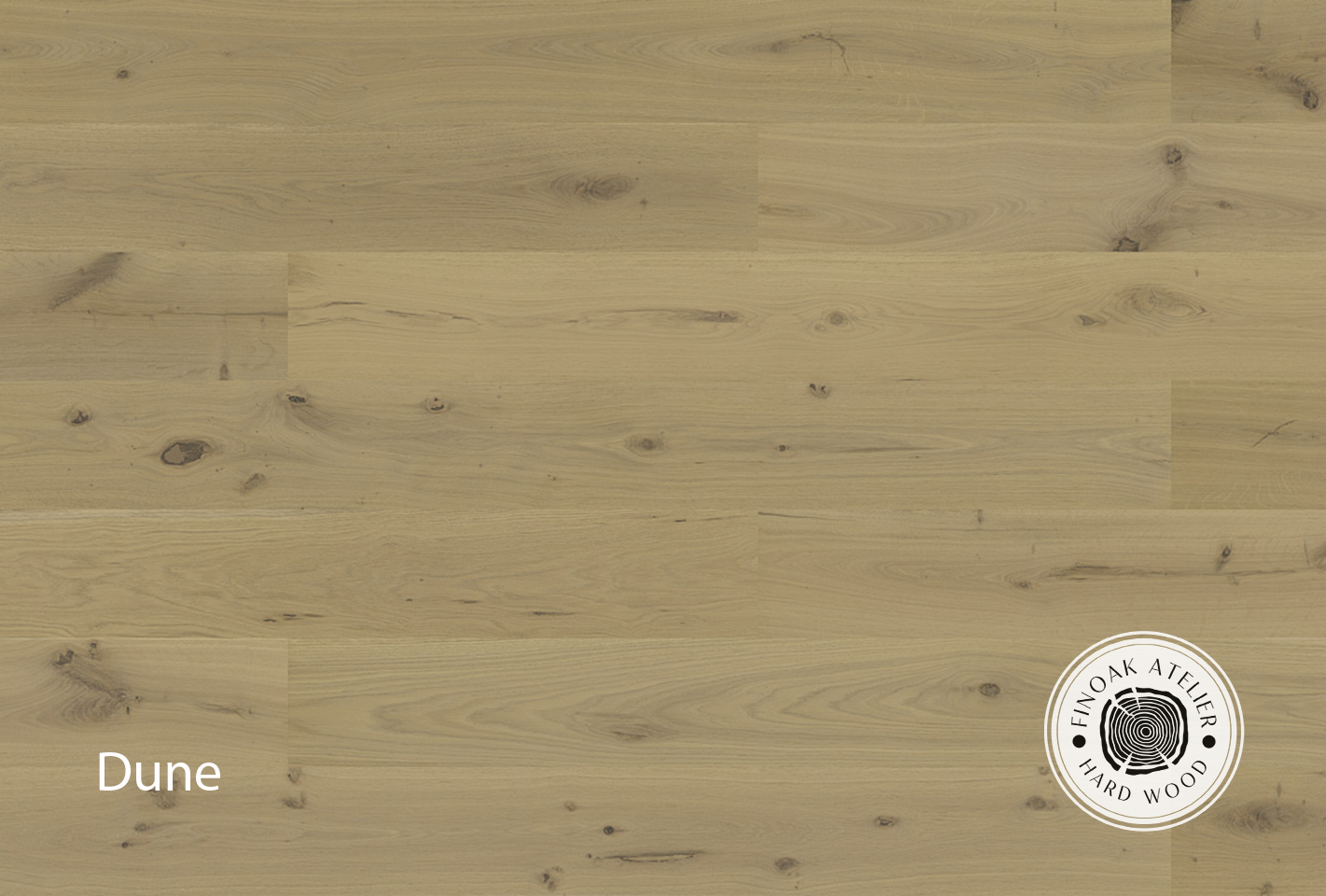 FINOak Atelier Dune engineered hardwood flooring room setting