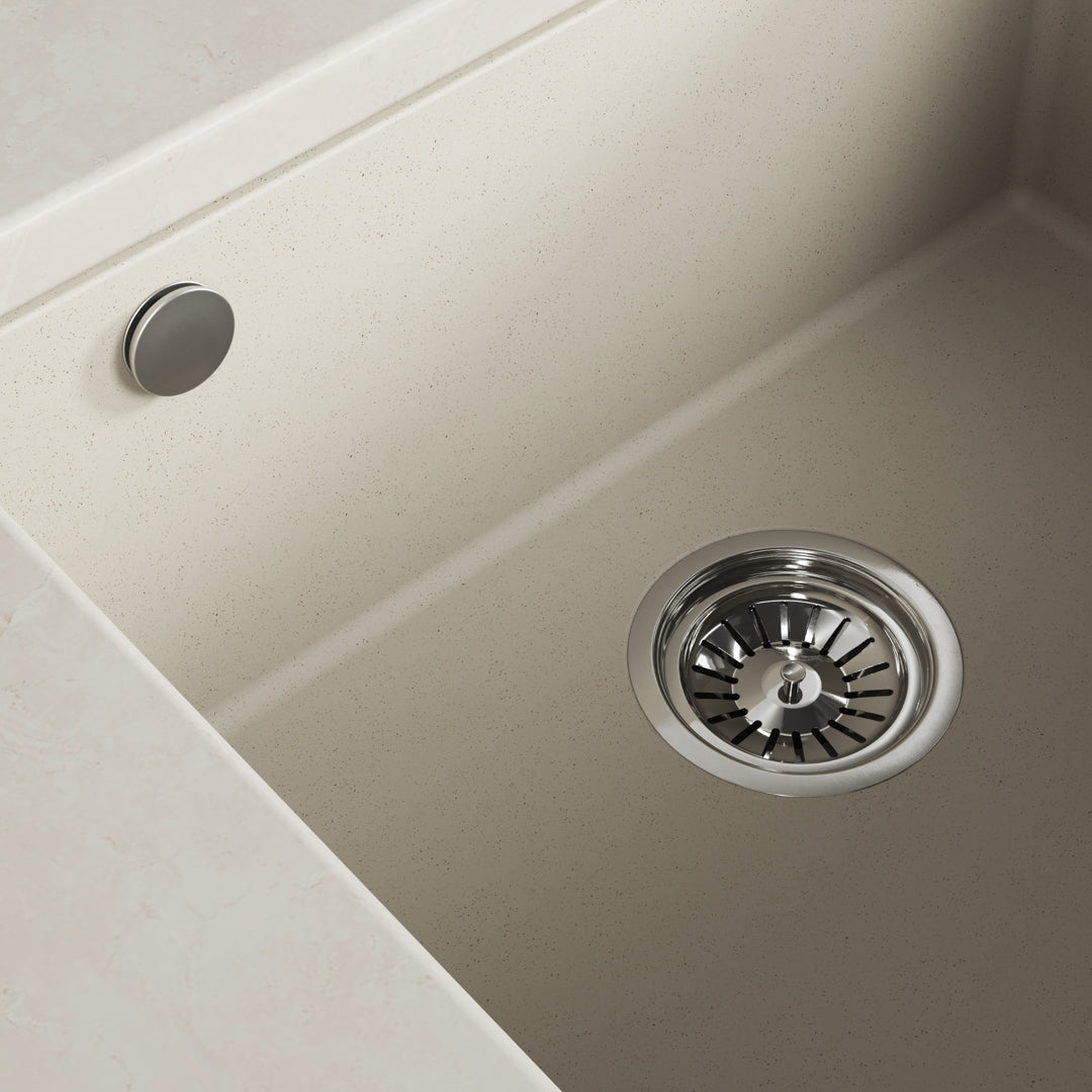 Laveo Ibiza Granite Undermount Sink - Beach Sand