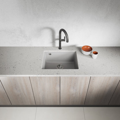 Laveo Ibiza Granite Undermount Sink - Grey – product view 2