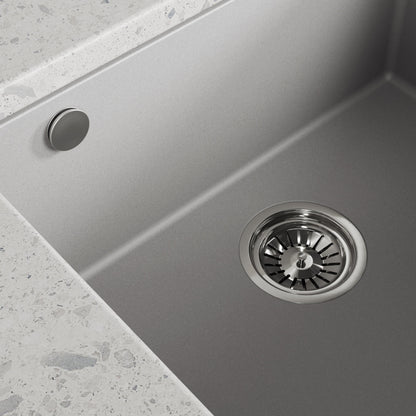 Laveo Ibiza Granite Undermount Sink - Grey – product view 3