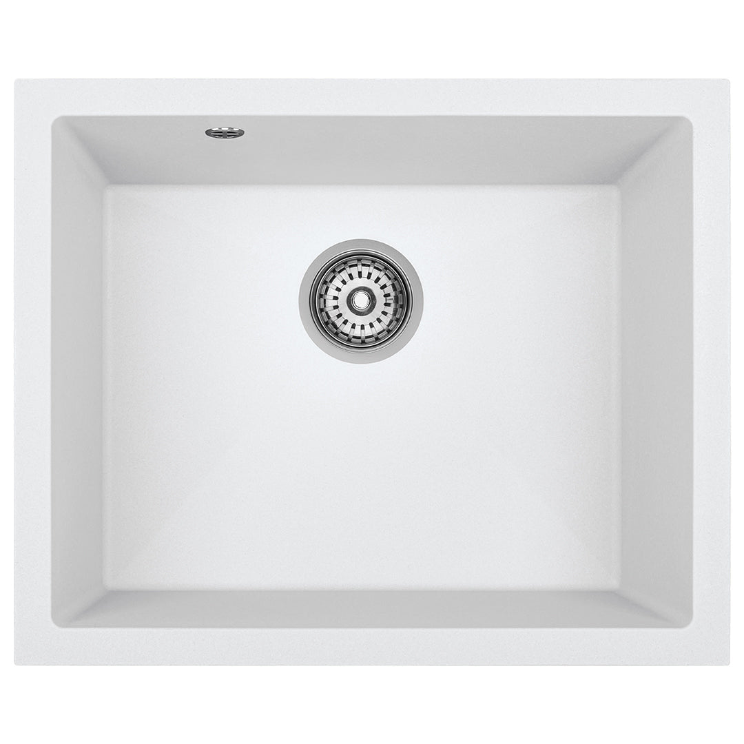 Laveo Ibiza Granite Undermount Sink - White – product view 1