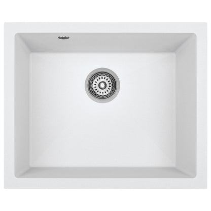 Laveo Ibiza Granite Undermount Sink - White – product view 1
