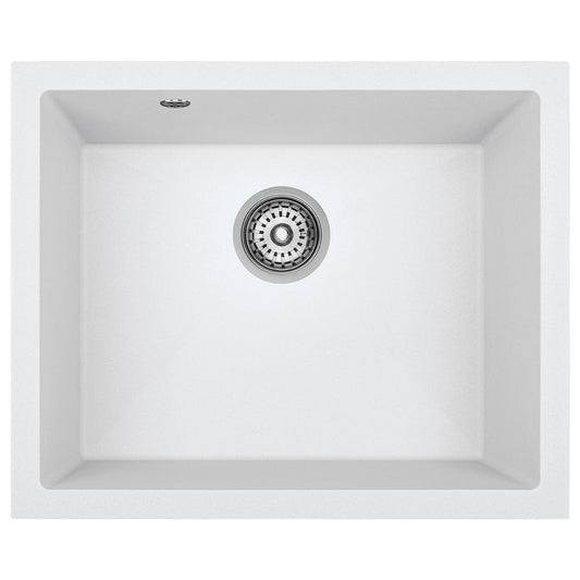 Laveo Ibiza Granite Undermount Sink - White – product view 1