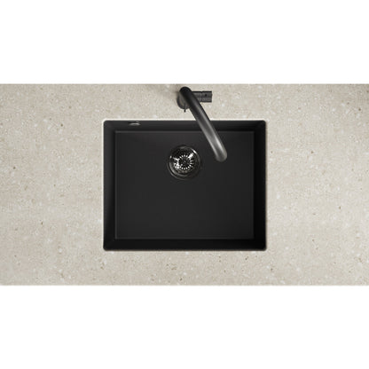 Laveo Ibiza Granite Undermount Sink - Black – product view 4