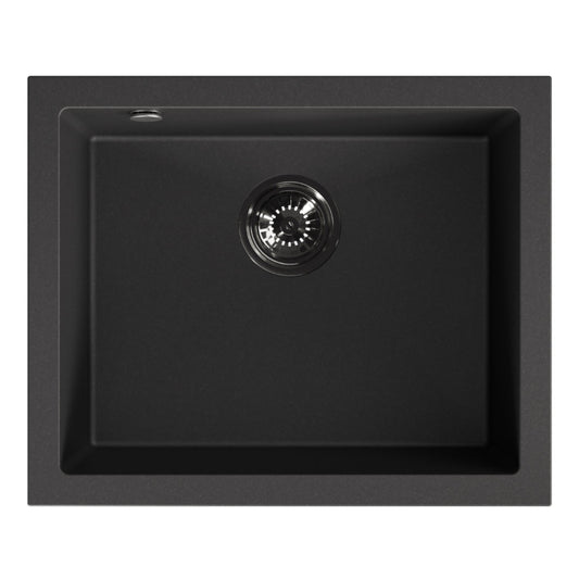 Laveo Ibiza Granite Undermount Sink - Black – product view 5