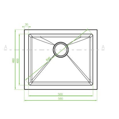 Laveo Ibiza Granite Undermount Sink - White