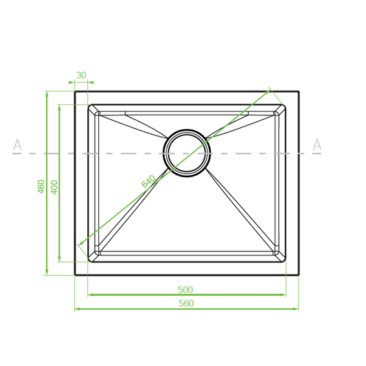 Laveo Ibiza Granite Undermount Sink - White