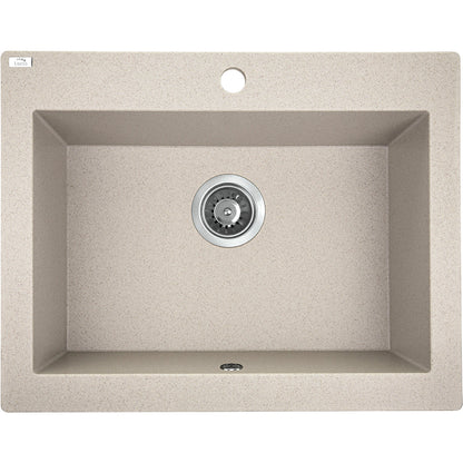 Laveo Komodo Granite Sink 1 Bowl - Beach Sand – product view 1