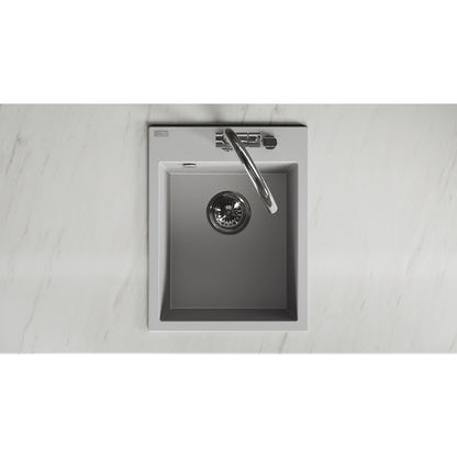 Laveo Monchichi Granite Kitchen Sink Single Bowl 500 mm - Grey