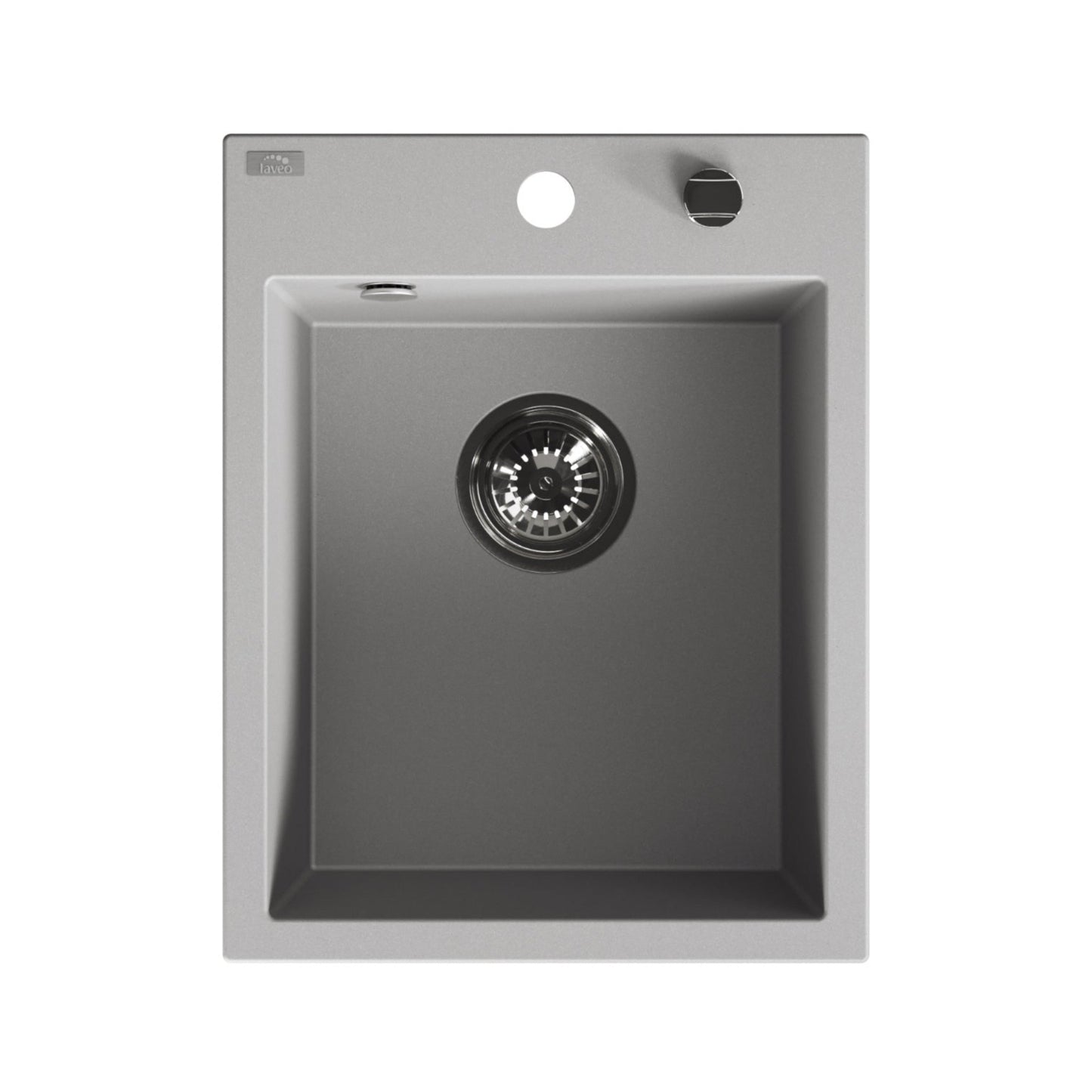 Laveo Monchichi Granite Kitchen Sink Single Bowl 500 mm - Grey