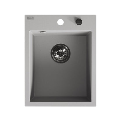 Laveo Monchichi Granite Kitchen Sink Single Bowl 500 mm - Grey