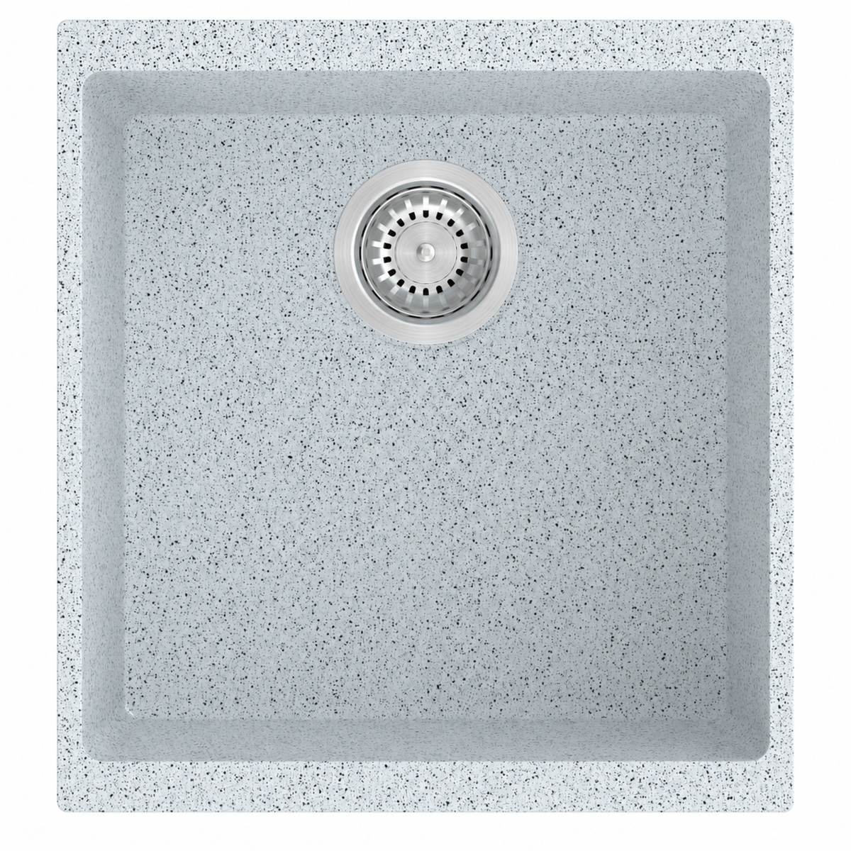 STERNHAGEN Enigma N100M Granite Composite Undermount Kitchen Sink Single Bowl 460mm - Bianca
