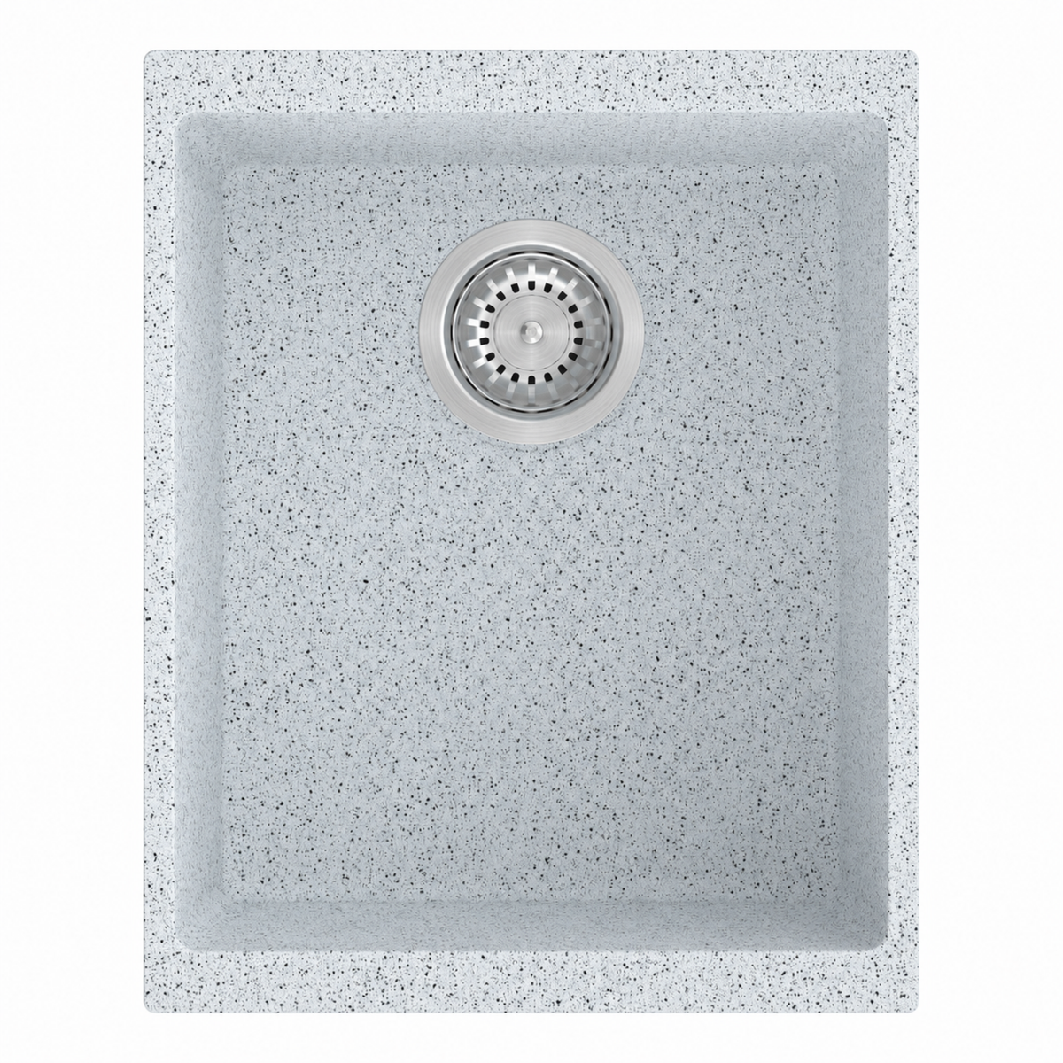 STERNHAGEN Enigma N100N Granite Composite Undermount Kitchen Sink Single Bowl 460mm - Bianca