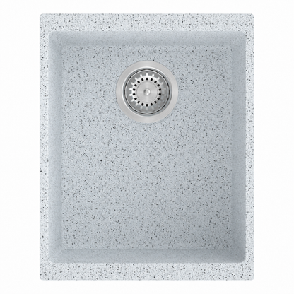 STERNHAGEN Enigma N100N Granite Composite Undermount Kitchen Sink Single Bowl 460mm - Bianca