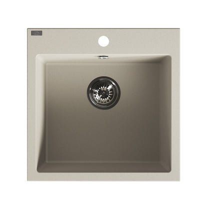 Laveo Alena Granite Sink 1 Bowl - Beach Sand